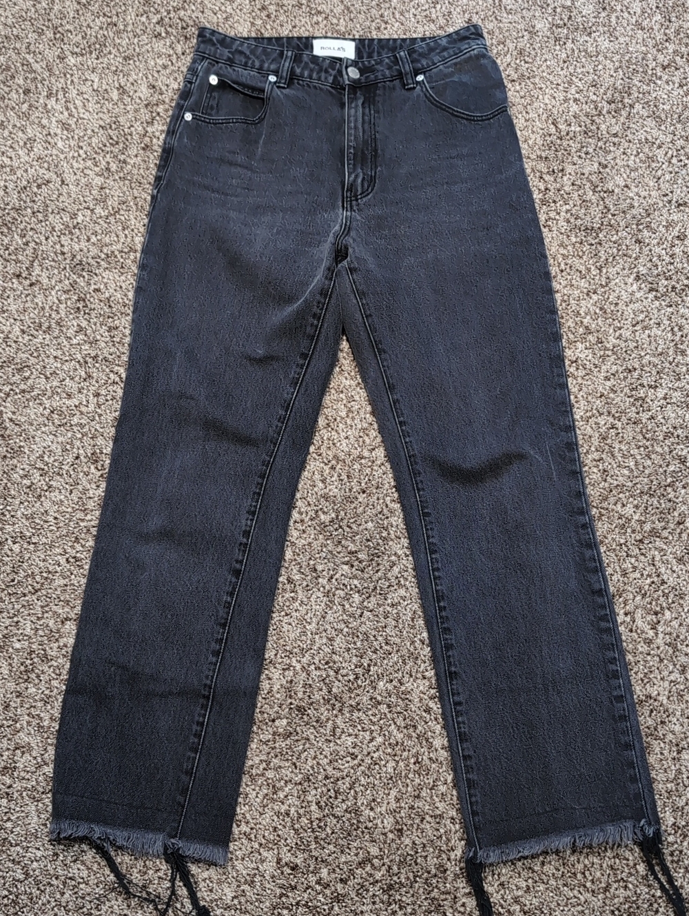 Rolla's Original Cropped Straight Jeans Size 27